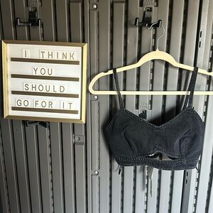 Zara Denim Crop Top